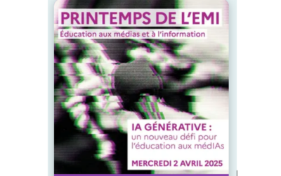 Formation Canopé, Défi Podcast sur « les IA génératives et l’EMI », 2 avril 2025