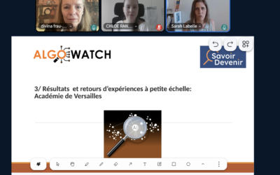 Lab Métiers de la DJEPVA : « Tous veilleurs d’algorithmes »